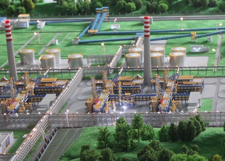 渠县石化区模型