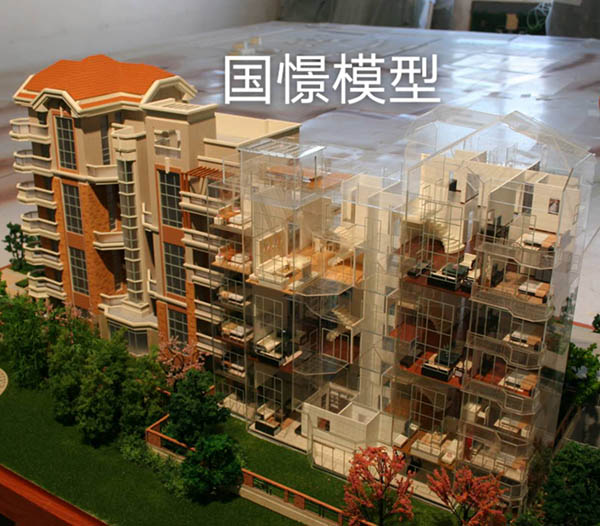 渠县建筑模型