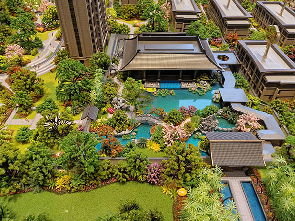 渠县建筑模型