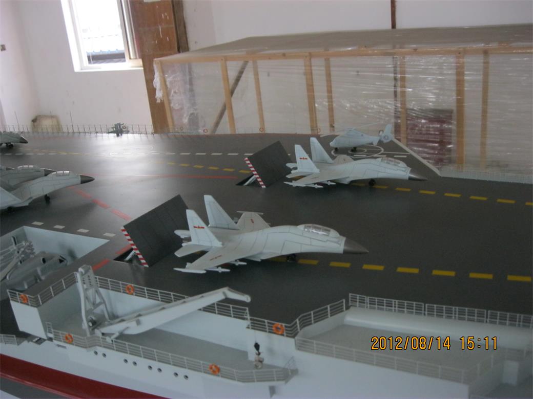 渠县辽宁舰模型